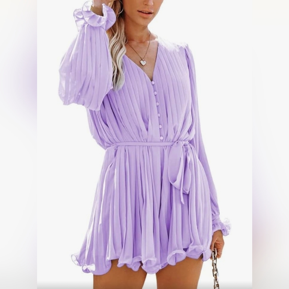 Lavender Romper/playsuit